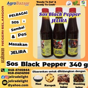 Sos Lada Hitam JELIRA 340 g