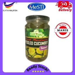 Pickled Cucumber (Sweet) / Jeruk Mentimun (Manis) - 380gm - Thumbnail 1