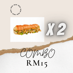 Combo Ijoy Roti John Dan Shawarma - Self Pickup - Thumbnail 1