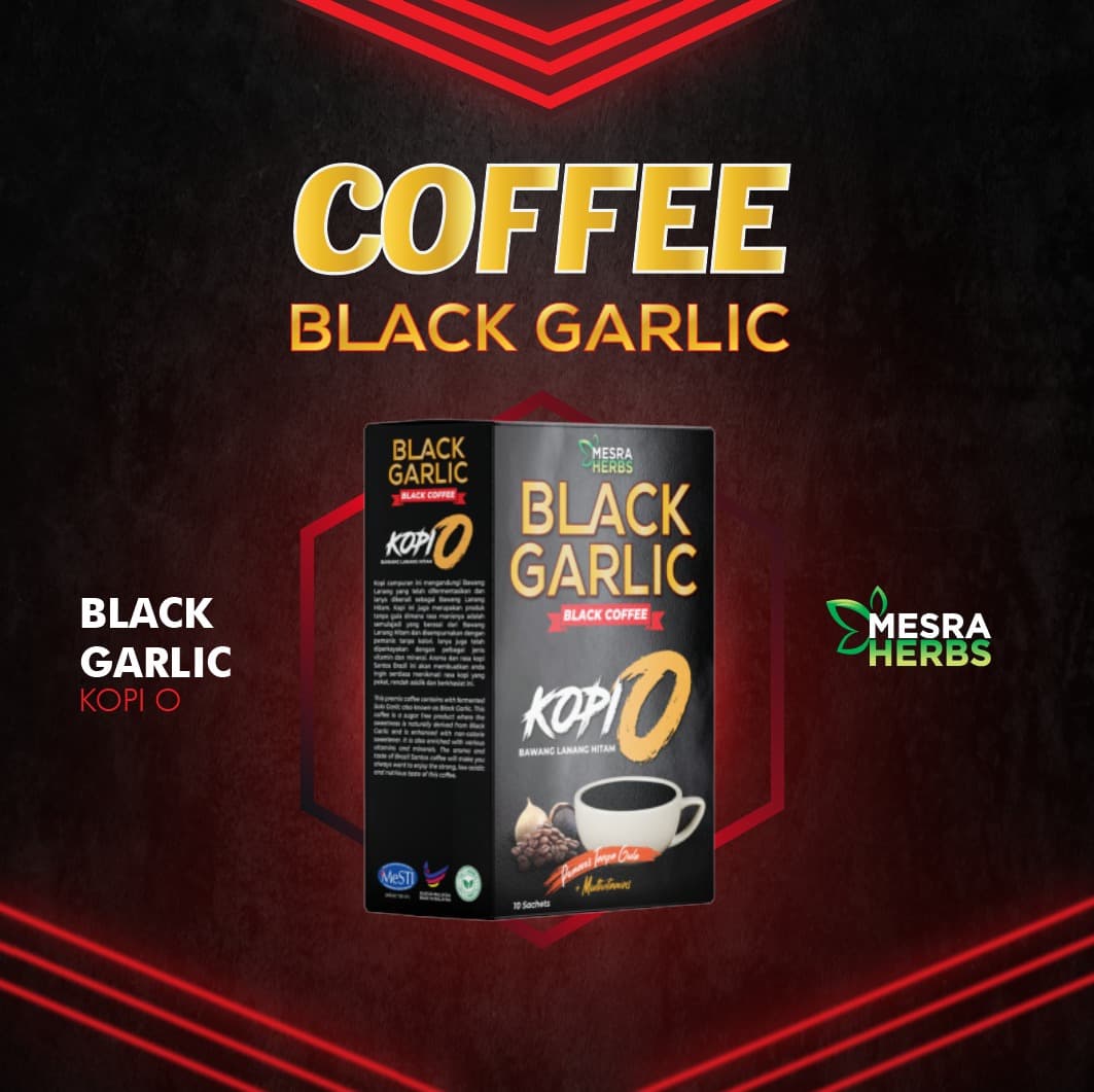 Black Garlic Black Kopi "O" - Image 1