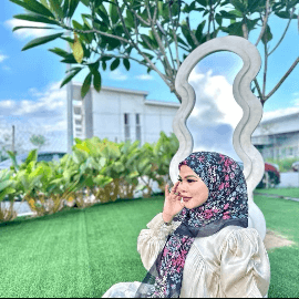 Tudung Bawal Printed - Image 1