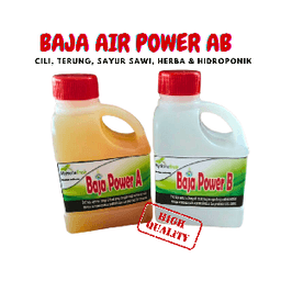 Starter Pack Baja AB Power AB Cili, Sayuran Hidroponik 250ml - Thumbnail 2