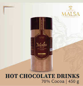 MALSA HOT CHOCOLATE DRINK - PREMIUM CHOCOLATE - 450g - Image 1