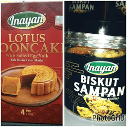 COMBO LOTUS MOONCAKE + BISKUT SAMPAN - Thumbnail 1