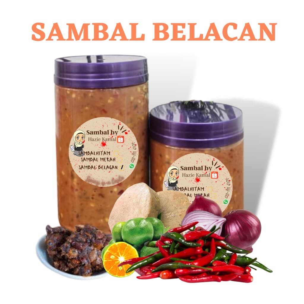 Sambal Belacan Ketagih Perlis 600g - Image 1