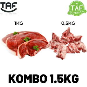 KOMBO DAGING 1KG + TULANG 500G