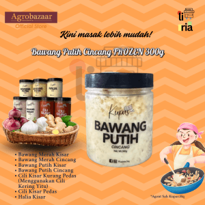 BAWANG PUTIH CINCANG 300G