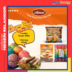 Promo - Set Mini Burger Ramen & Sate Kebab Lada Hitam - Image 1