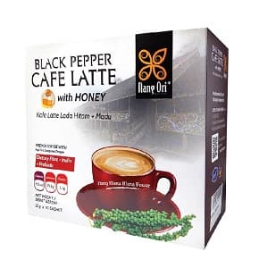 KOPI LATE LADA HITAM / NANG ORI BLACK PEPPER CAFE LATTE WITH HONEY 250g - Image 1