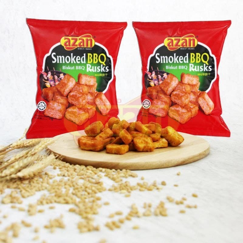 Biskut Azan Smoked BBQ Flavoured Rusks 75g