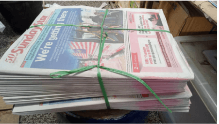Surat Khabar Lama. recycled. Sekilo satu ikat - Image 1