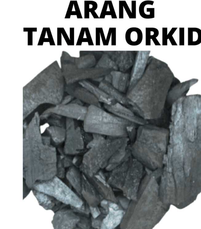 Arang  untuk tanam orkid. charcoal for orchid. 1kg (1.5L)