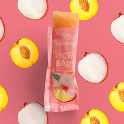 Pops Malaya Ice Bars Laici Peach (45ml x 5 Ice Bars) [Free 1 Ice Bars] - Thumbnail 2