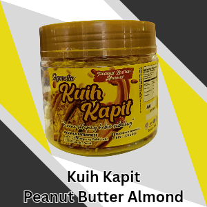 Kuih Kapit Peanut Butter Almond