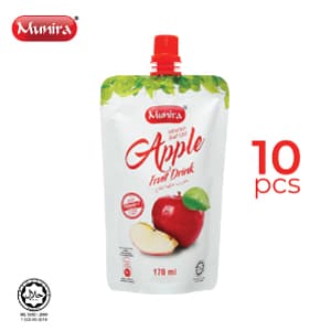 Munira Apple Drink 170ml x 10pcs - Image 1