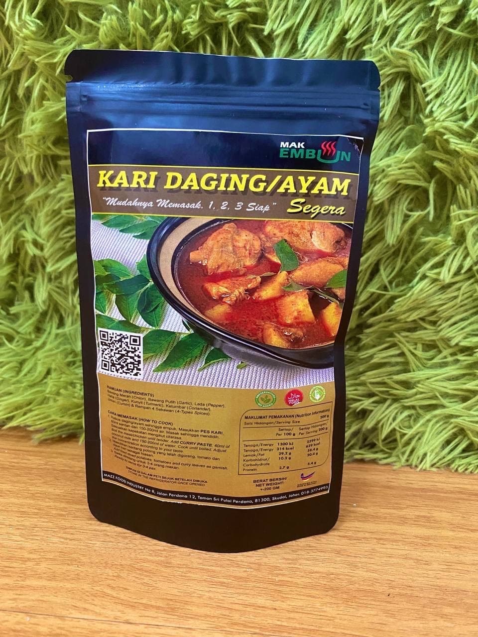 Pes Kari daging/ayam - Image 1