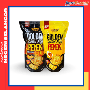 GOLDEN SALTED EGG PEYEK - 2 PACK MIX