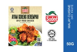 SUDEE Ayam Goreng Berempah Dry Paste [50g] 2 Pek - Thumbnail 1