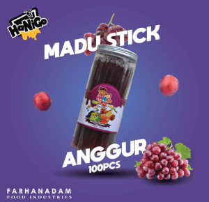 Madu Stik Anggur 100stik per Balang - Image 1