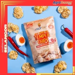 ADUCKTIVE SPICY SALTED EGG TEMPEH CHIPS - Thumbnail 1