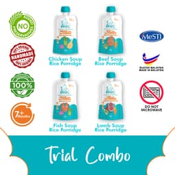 Anas Baby Food: Kombo Pek Percubaan  (4 Perisa) - Thumbnail 2