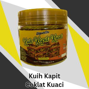 Kuih Kapit Coklat Kuaci