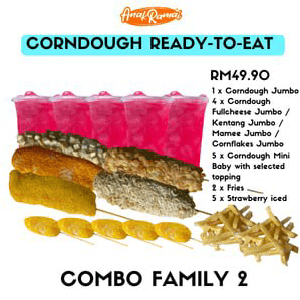 Corndough Set Combo Family 2 AnakRamai