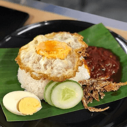 NASI LEMAK BASMATHI TELUR MATA - Thumbnail 1