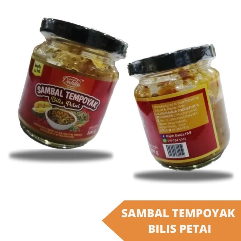 Sambal Tempoyak Bilis Petai - Image 1