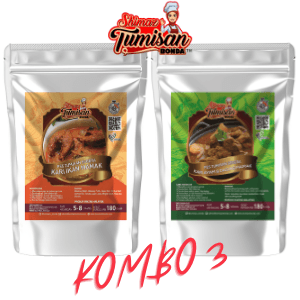 Kombo 3 Pes Kari Ikan Mamak & Kari Daging Mamak