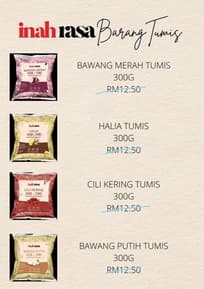 BARANG KISAR & TUMIS - SET - Image 1