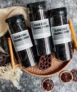 Black Sable Caramel Cookies (50g) - Thumbnail 1