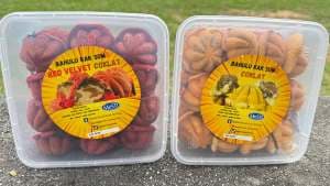 BAHULU KAK SOM 654 GRAM (RED VELVET+COKLAT) - Image 1