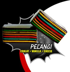 Kek Lapis Sarawak Pelangi - Image 1