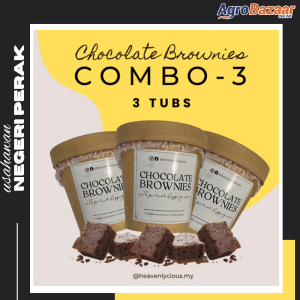 Heavenlycious.my "COMBO 3" Brownies in Tub with Dipping Sauce - Image 1