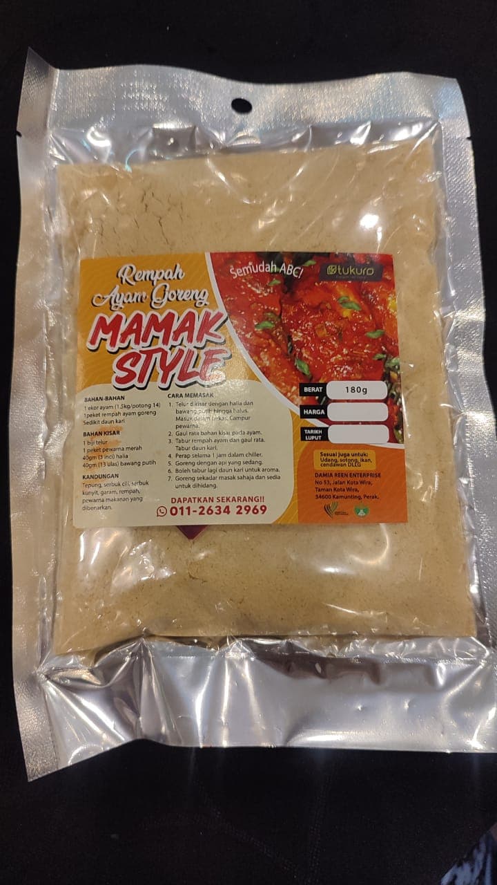 [HOT SELLING] REMPAH AYAM GORENG MAMAK STYLE - Image 1
