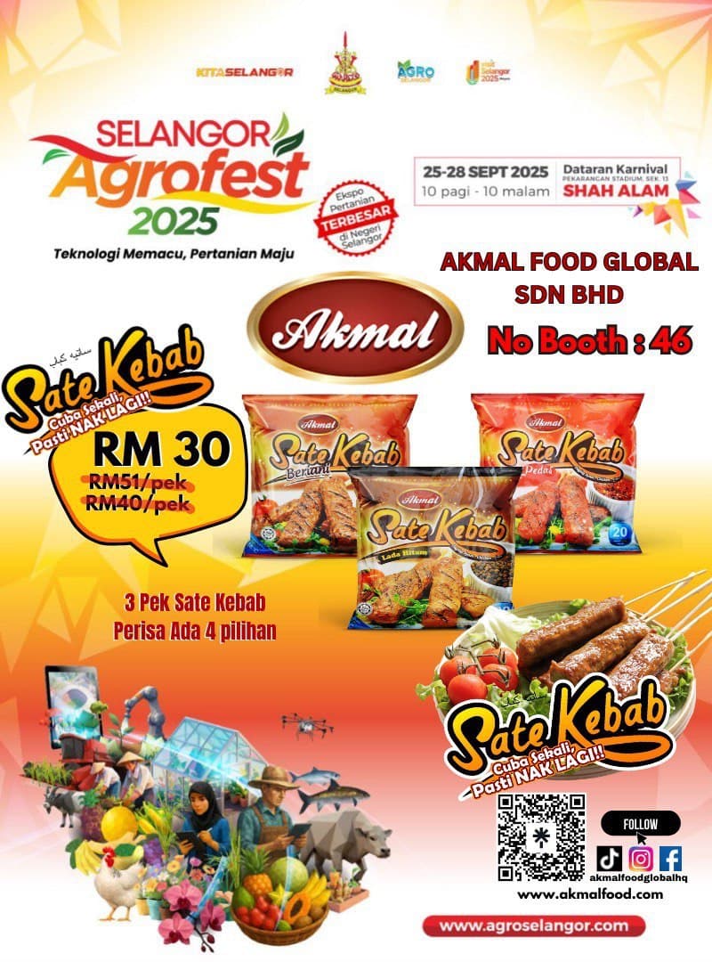 Promo - Set Combo 3Pek Sate Kebab