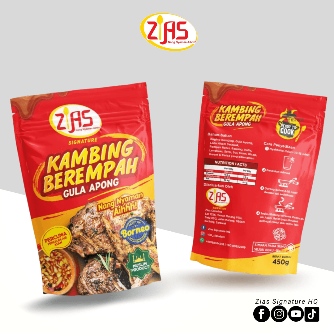 Kambing Perap Berempah Gula Apong