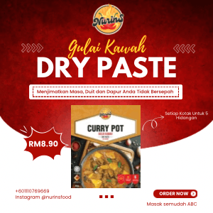 Pes Kering Gulai Kawah Nurins 50g - Image 1