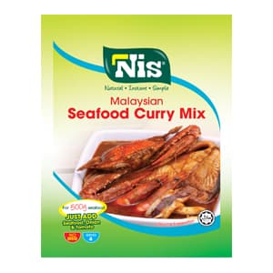 7 PACKETS X 40gm SEAFOOD CURRY SEASONING | PERENCAH KARI MAKANAN LAUT - Image 1