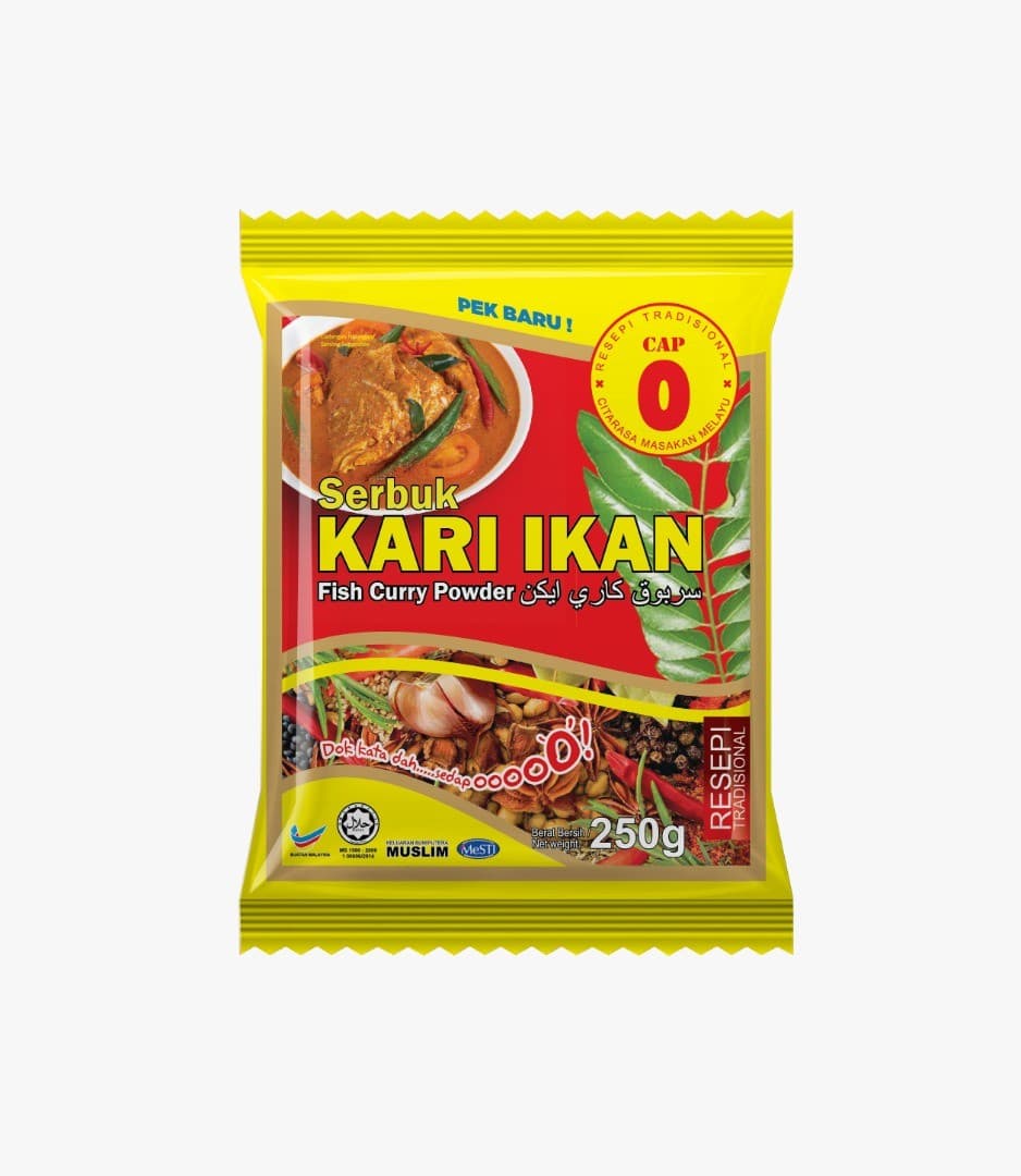 REMPAH KARI CAP O IKAN 250g - Image 1