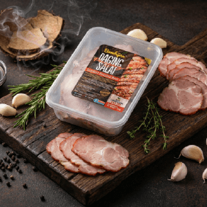 Bambijan Daging Salai Panggang 1.5mm 250g RTE Frozen