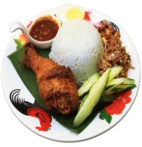 Nasi Lemak Ayam Goreng