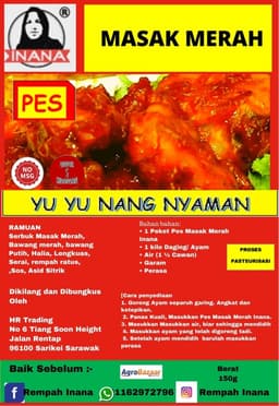 Pes Masak Merah - Thumbnail 1