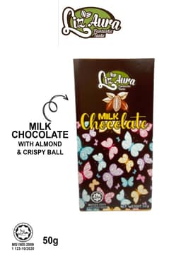 Milk Chocolate Bar 50g - Thumbnail 2