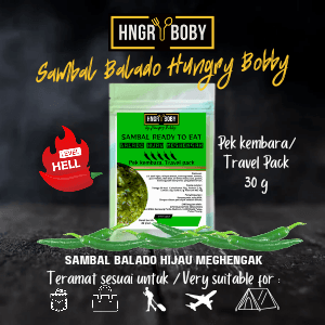 [TRAVEL PACK] SAMBAL BALADO HIJAU MEGHENGAK - Image 1