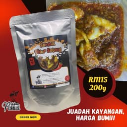 [Ready Stock]Sambal Telor Sotong PakTua 200gram - Thumbnail 1