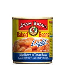 (PICKUP POINT) BAKED BEANS LIGHT AYAM BRAND 230G - Thumbnail 1