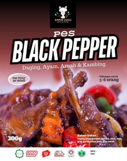 Pes Black Pepper / Pes Masak Black Pepper / Pes Masak Mudah , Cepat dan Sedap  dari Dapur Usagi - Thumbnail 2