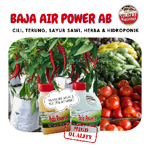 Starter Pack Baja AB Power AB Cili, Sayuran Hidroponik 250ml - Image 1